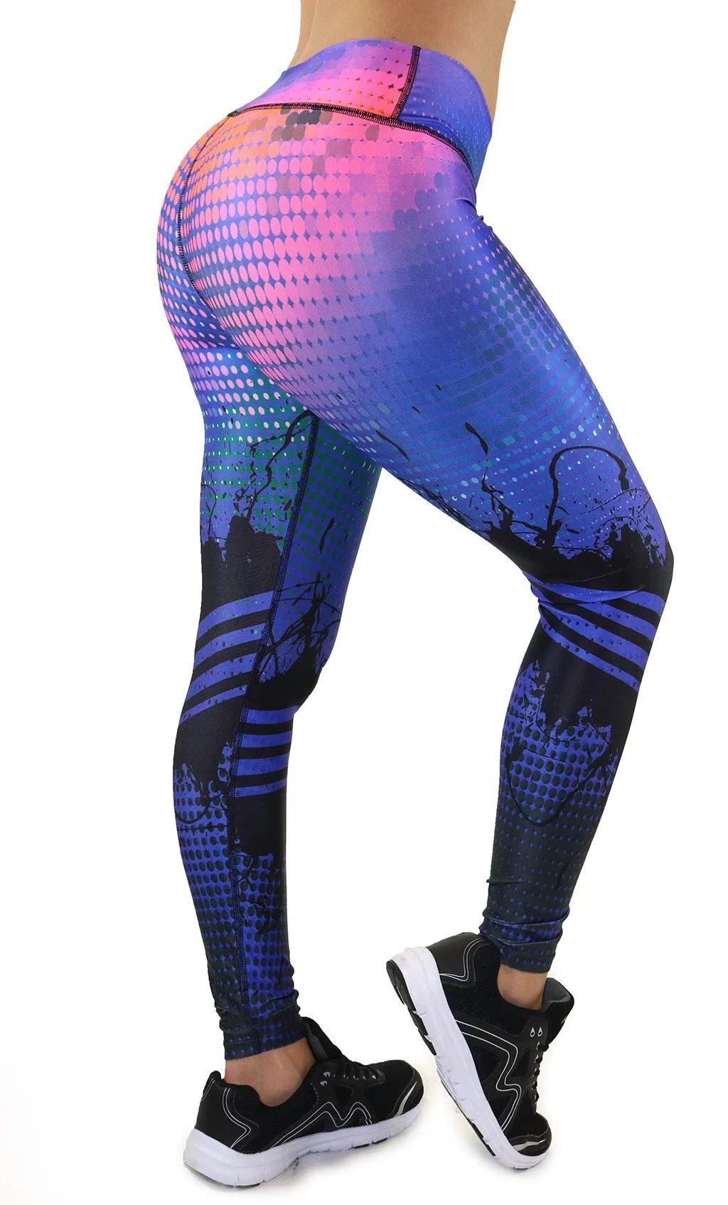 9042 Maripily Women Activewear Print Legging