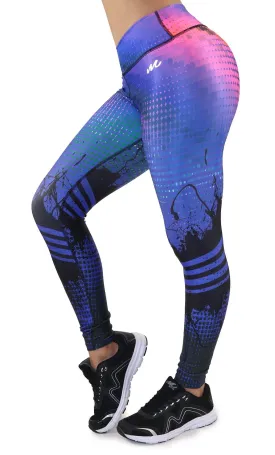 9042 Maripily Women Activewear Print Legging