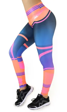 9072 Maripily Women Activewear Print Legging