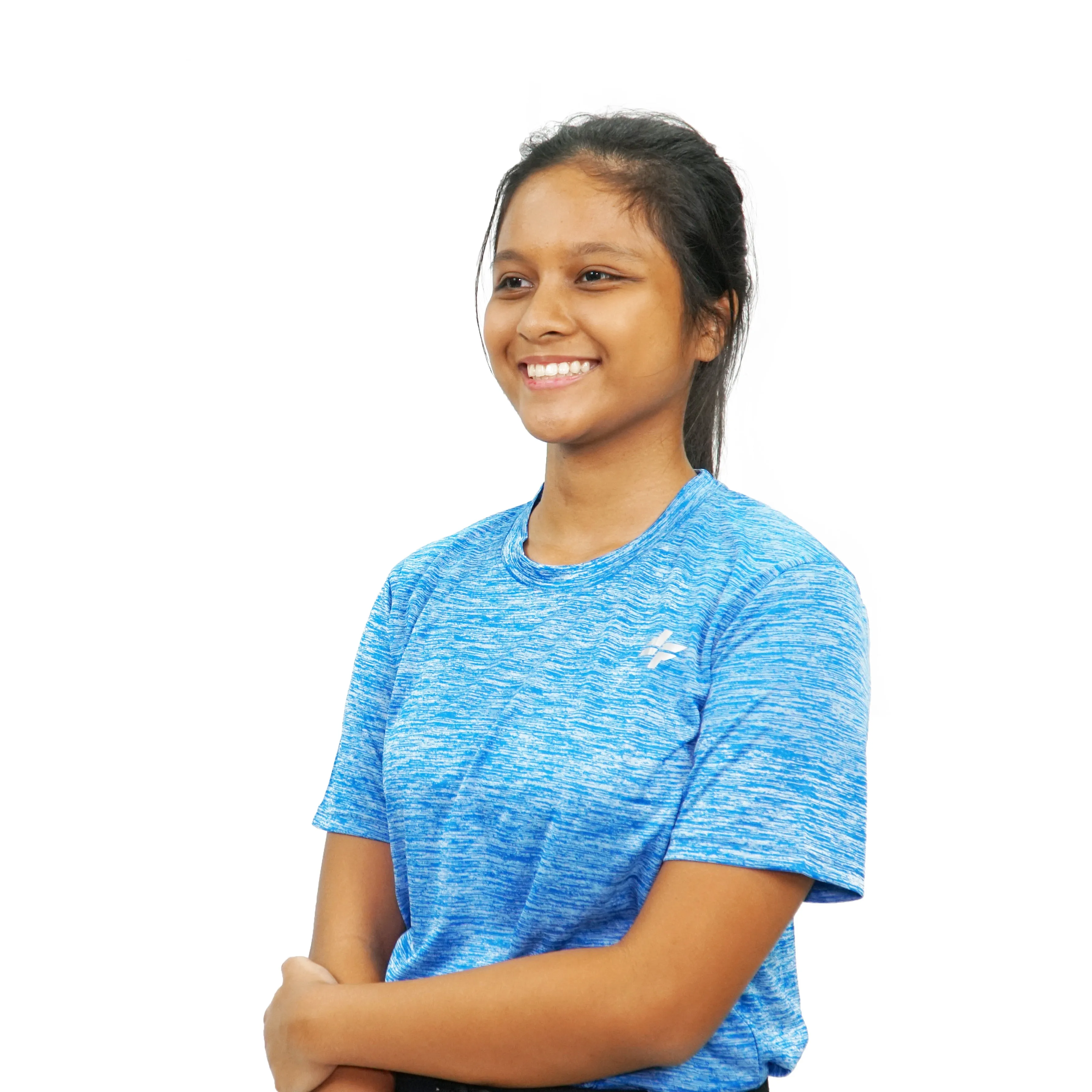 ActiveWear  Short Sleeve Clear Blue