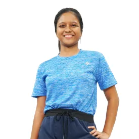 ActiveWear  Short Sleeve Clear Blue