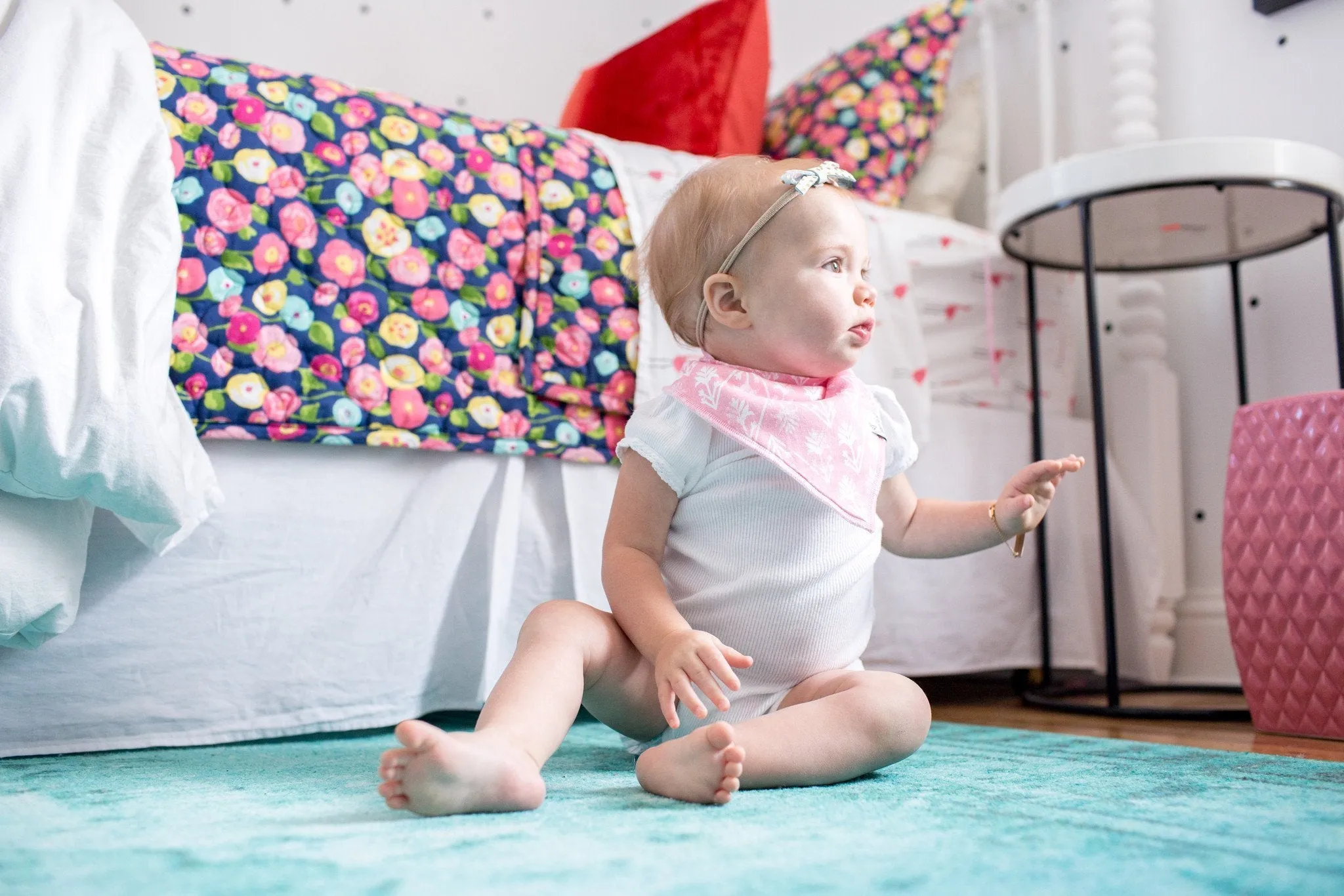 Copper Pearl Baby Bandana Bibs | Claire