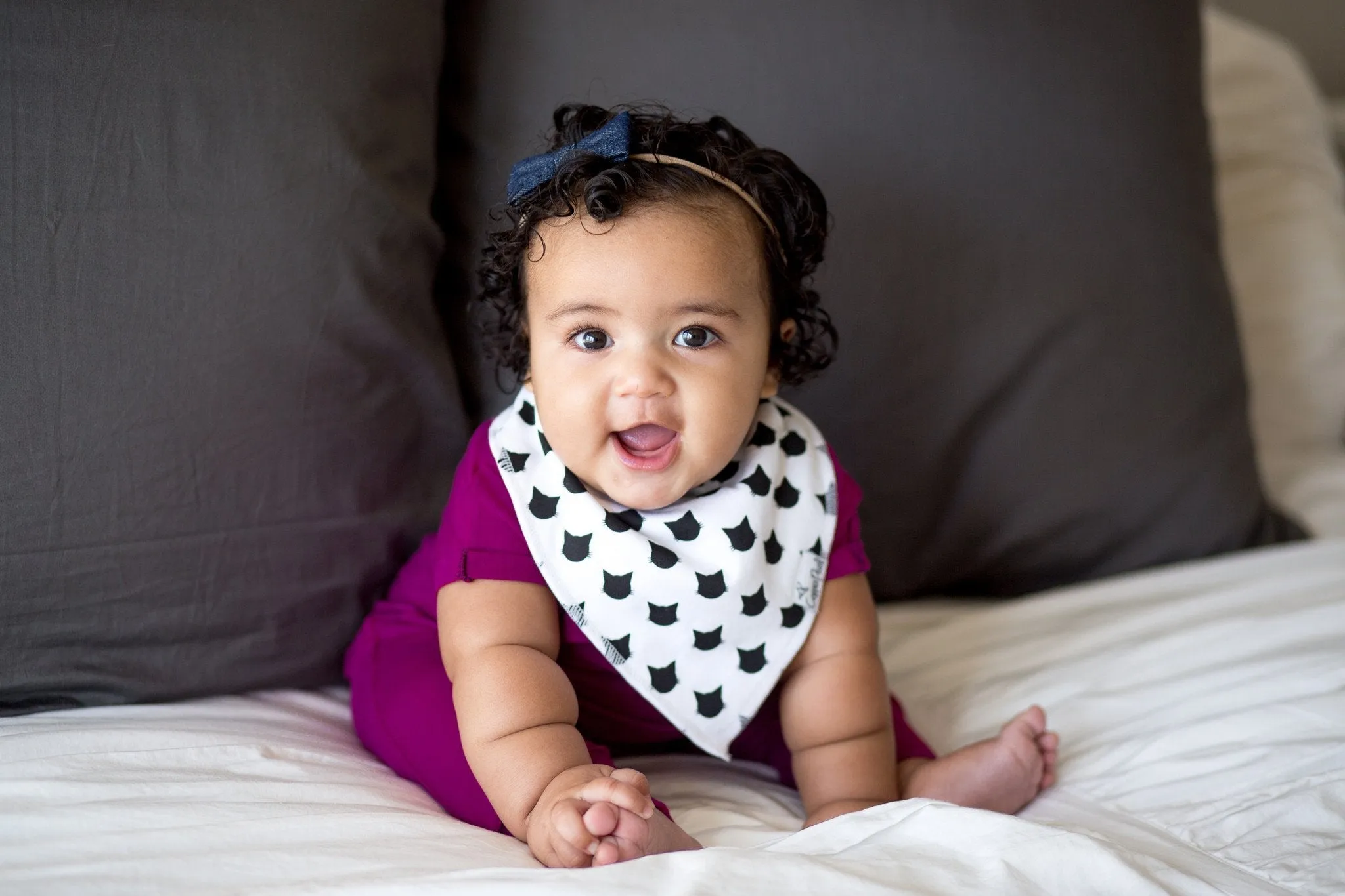 Copper Pearl Baby Bandana Bibs | Coco