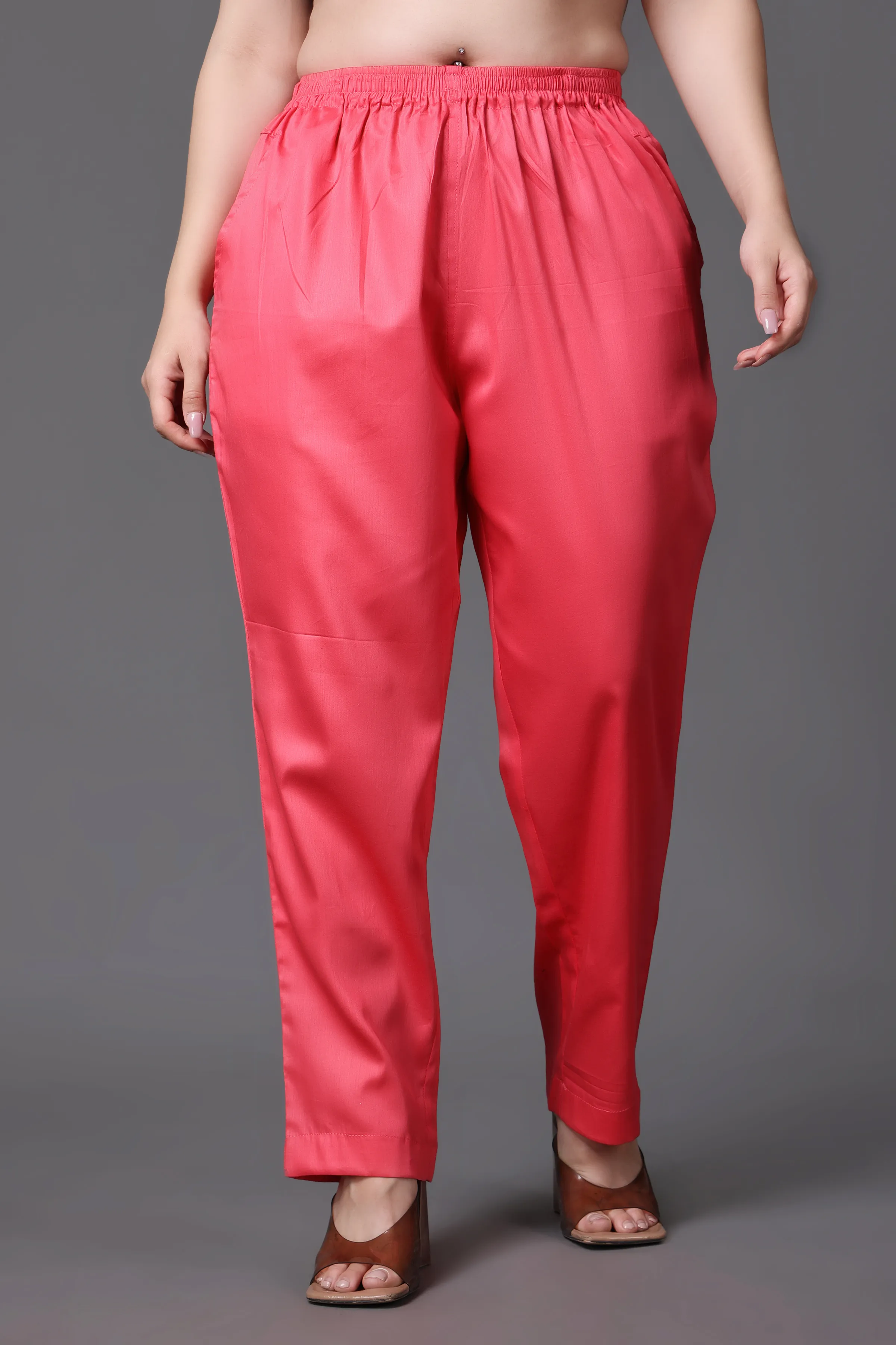 Cotton Metallic Pant Palazzo
