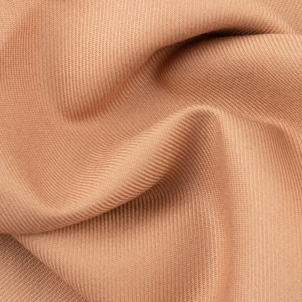 FLANNEL Brushed Twill Suiting - Camel
