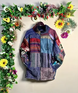 Gheri Patchwork Fleece Jacket XXXL