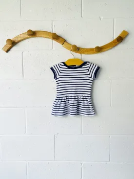 Jacadi Nautical Stripe Dress, 6 months