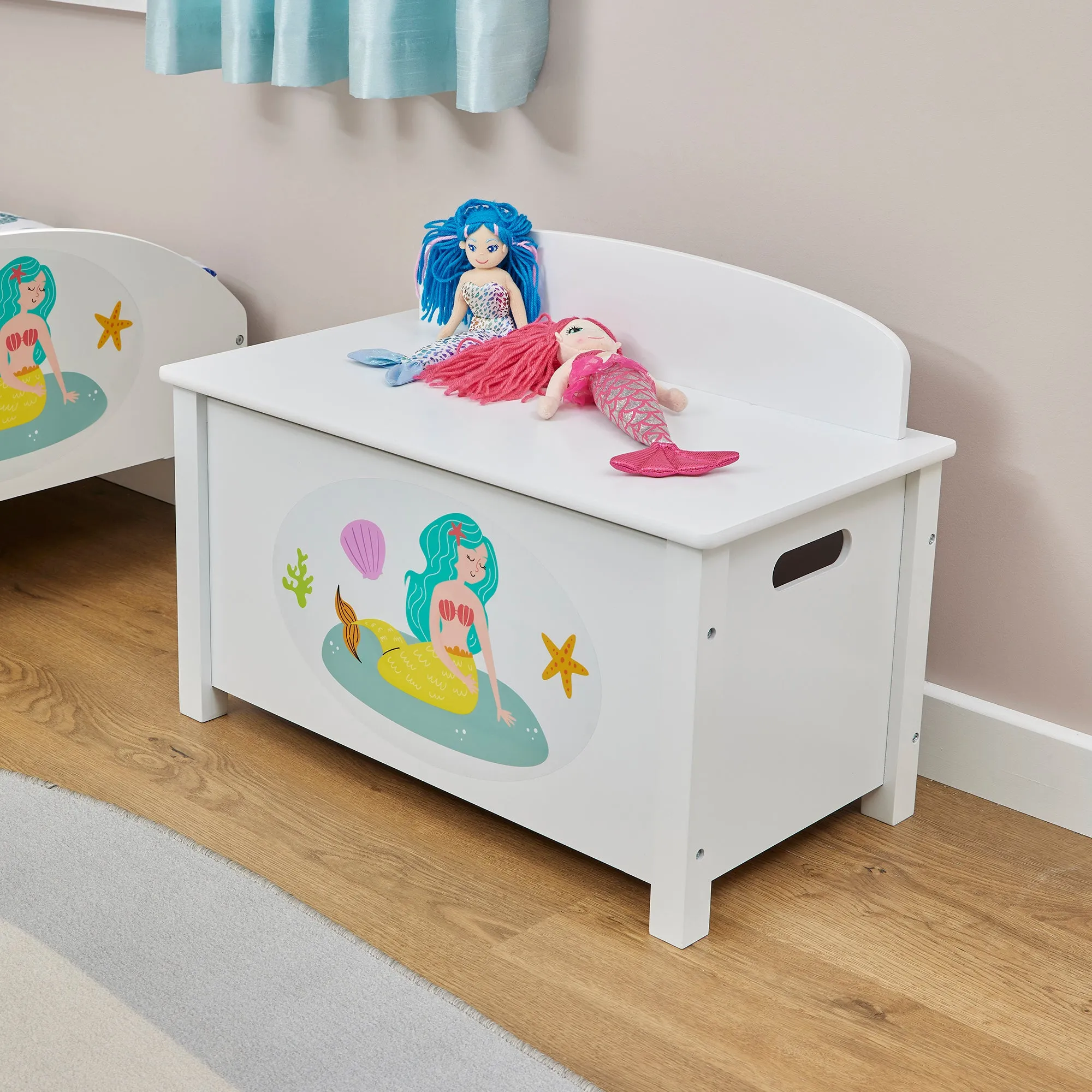 Kid’s Wooden Mermaid Toy Box