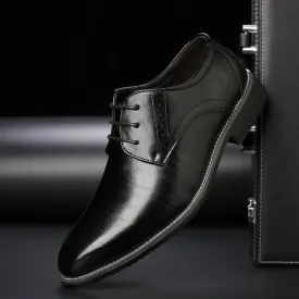 Lennox | Elegant Leather Brogue Lace-up Shoes