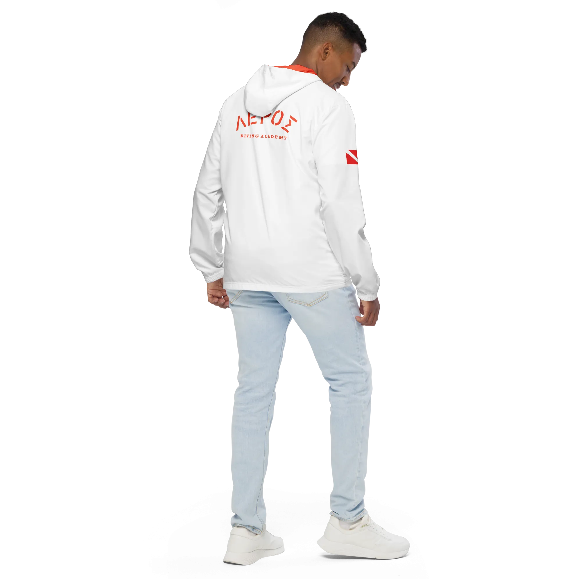 Leros Diving Academy Mens windbreaker
