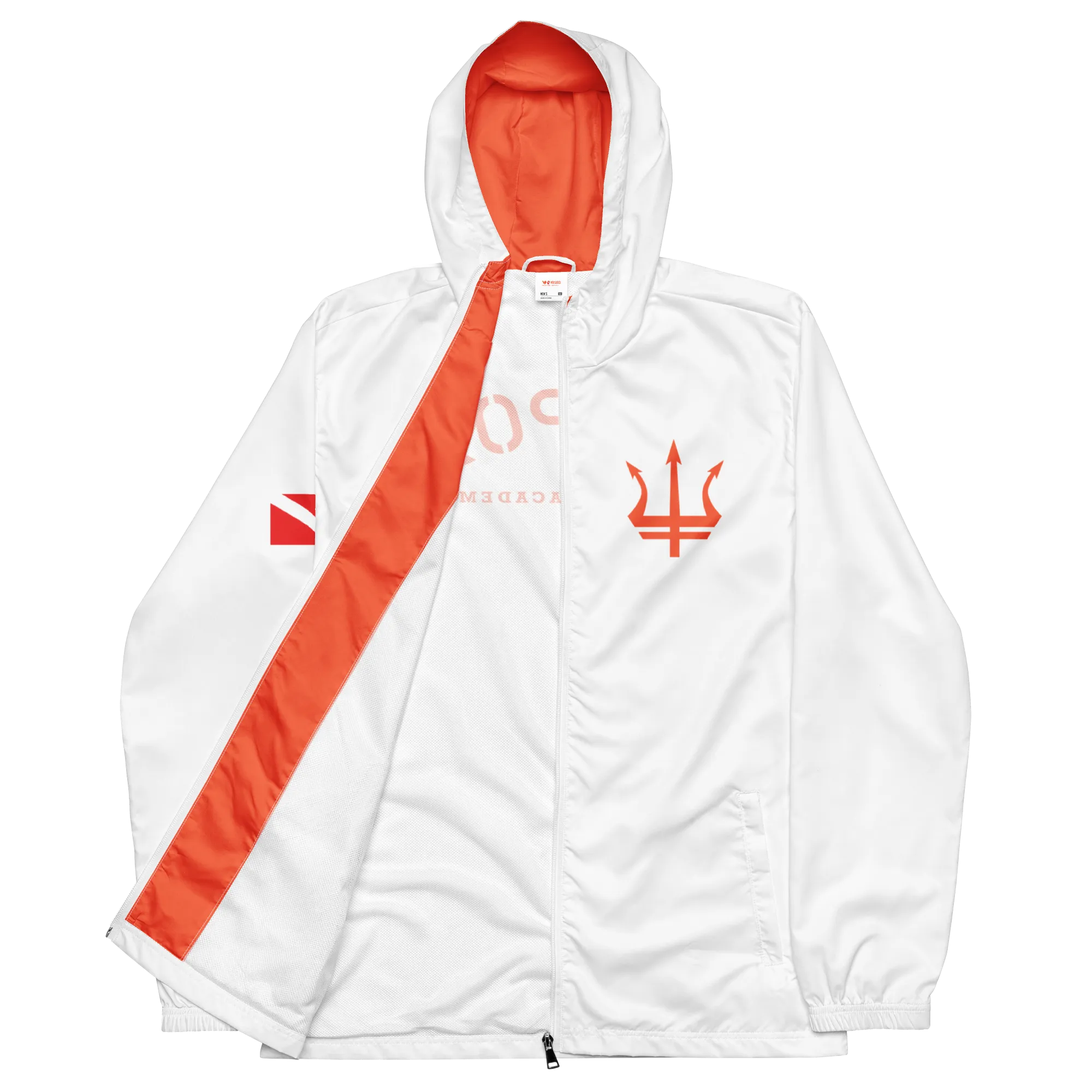 Leros Diving Academy Mens windbreaker