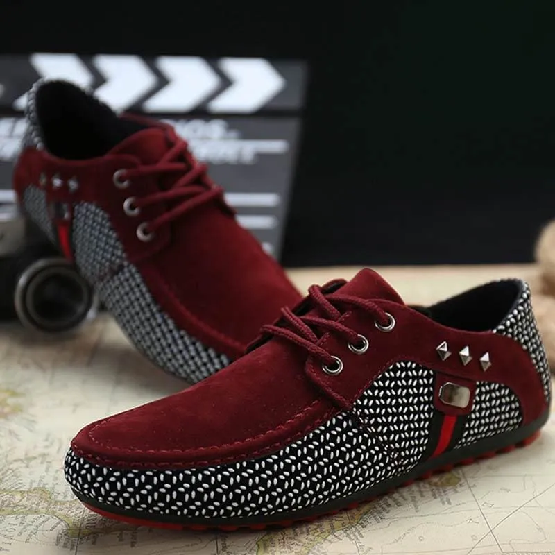 Luxury Breathable Lace Up Casual Men Flat Formal Shoes