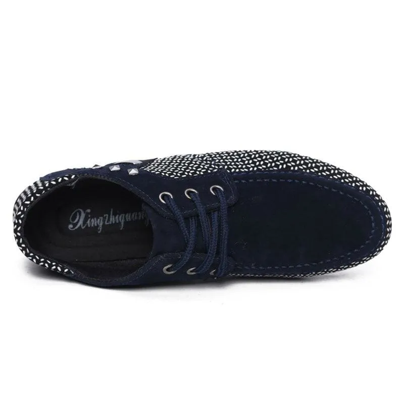 Luxury Breathable Lace Up Casual Men Flat Formal Shoes