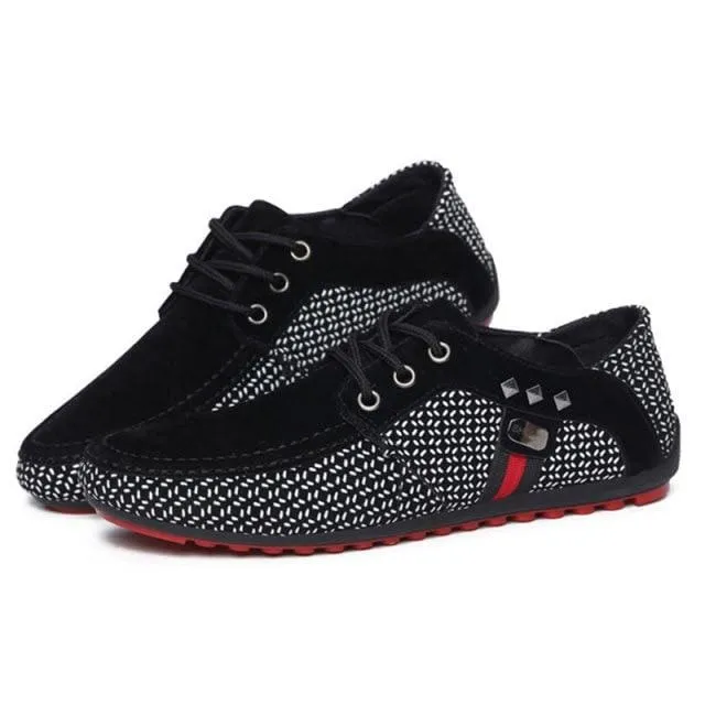 Luxury Breathable Lace Up Casual Men Flat Formal Shoes