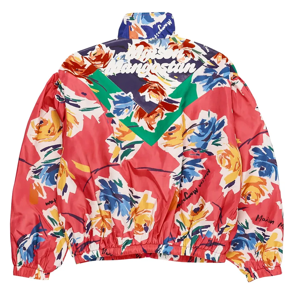 Maison Mangostan Child Flowers Jacket Blue