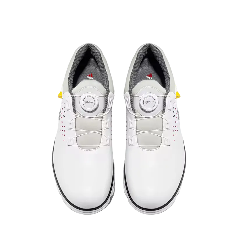 Men's Golf Marker With Tee Holder Auto Lacing  Waterproof Golf Shoes