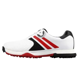 Men's Golf Soft Sole Waterproof Golf Shoes - Red