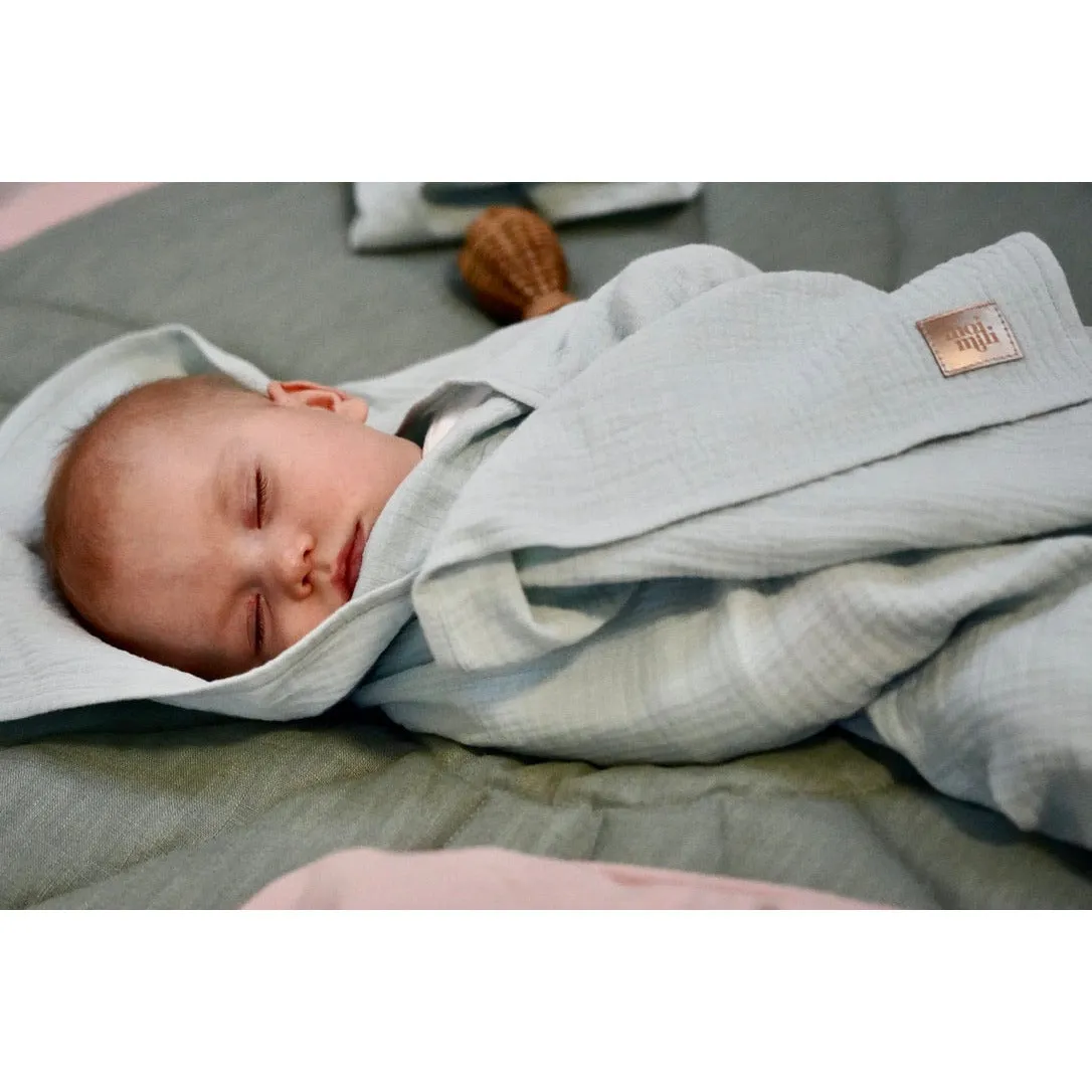 Muslin baby swaddle blanket