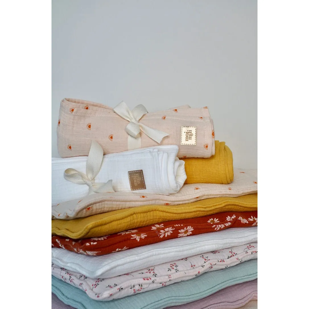 Muslin baby swaddle blanket