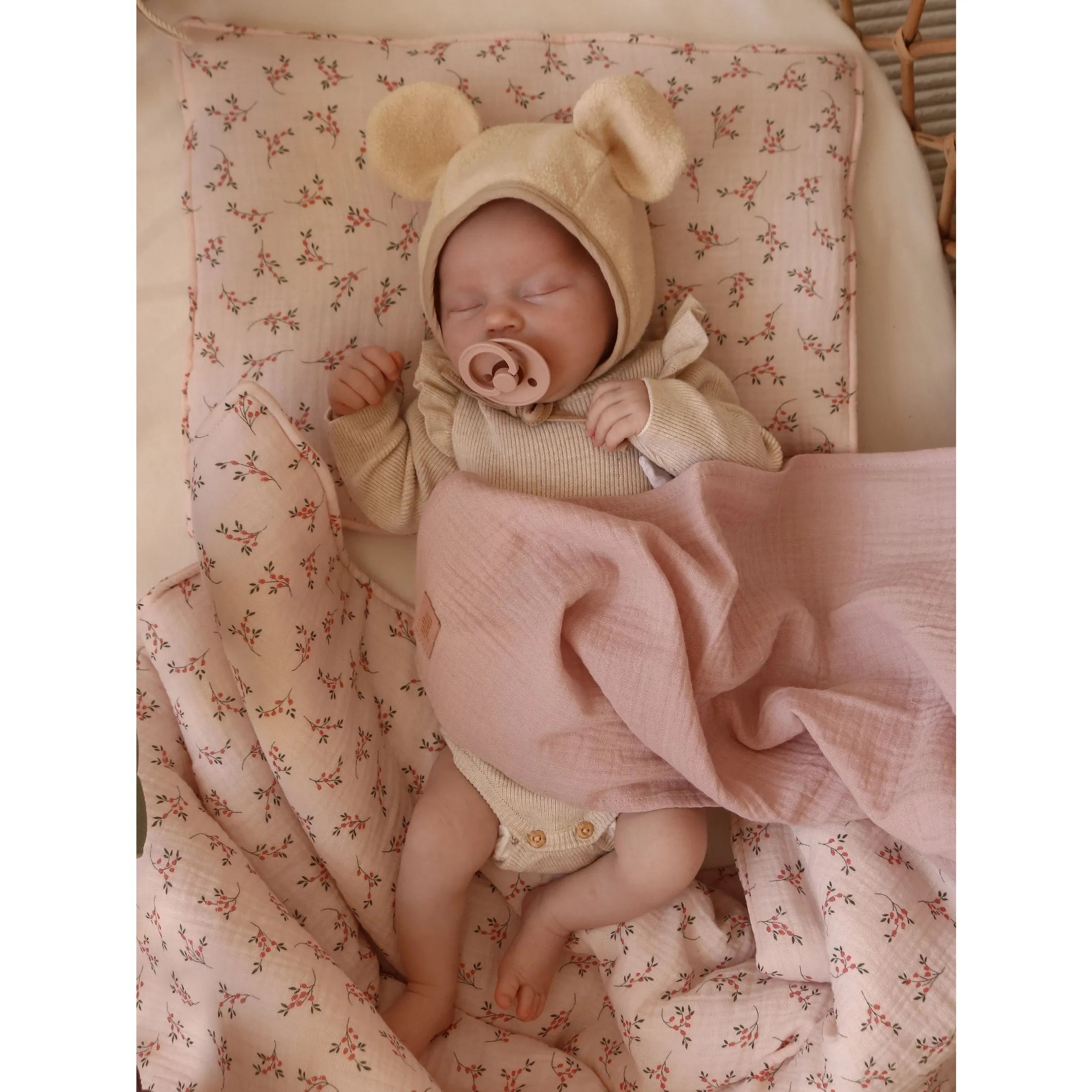Muslin baby swaddle blanket