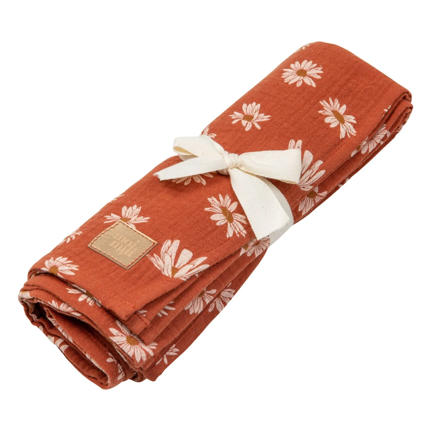 Muslin baby swaddle blanket