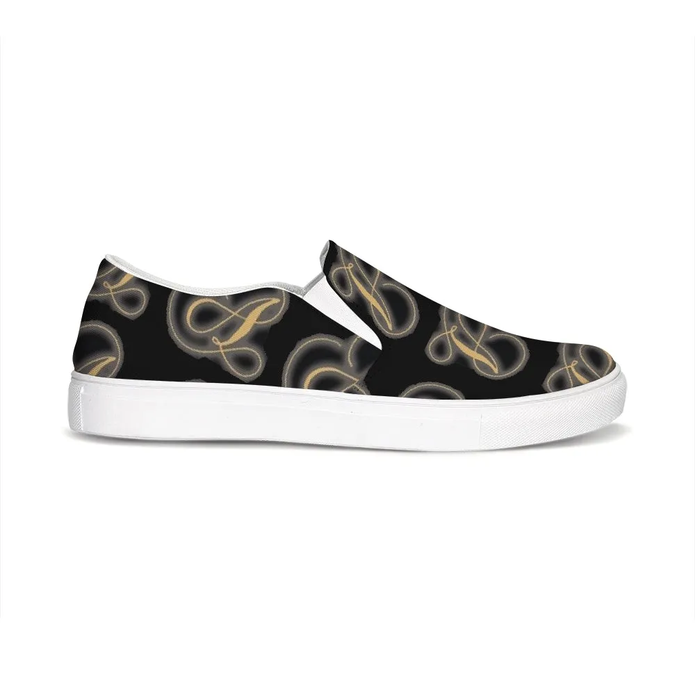 Nations of A with black background.jpg Slip-On Canvas Shoe