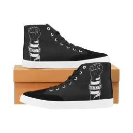RESIST FIST MEN'S HI-TOP SHOES