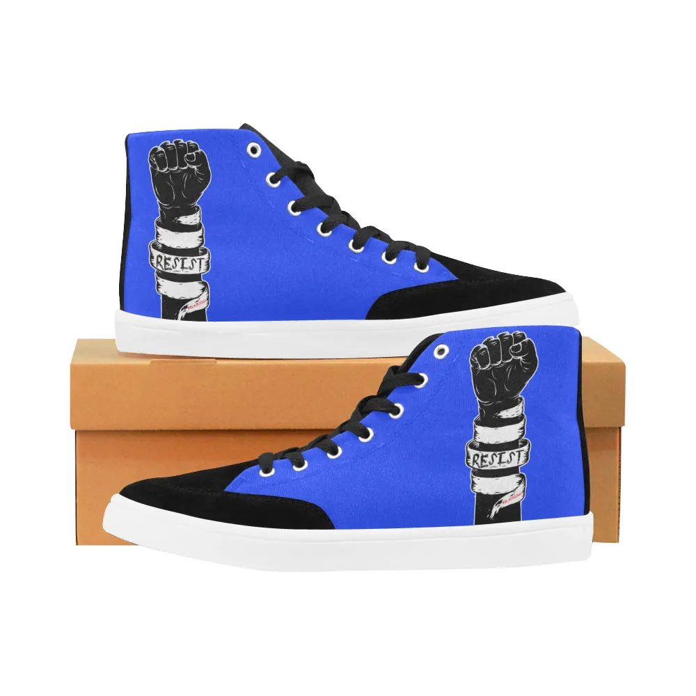 RESIST FIST MEN'S HI-TOP SHOES