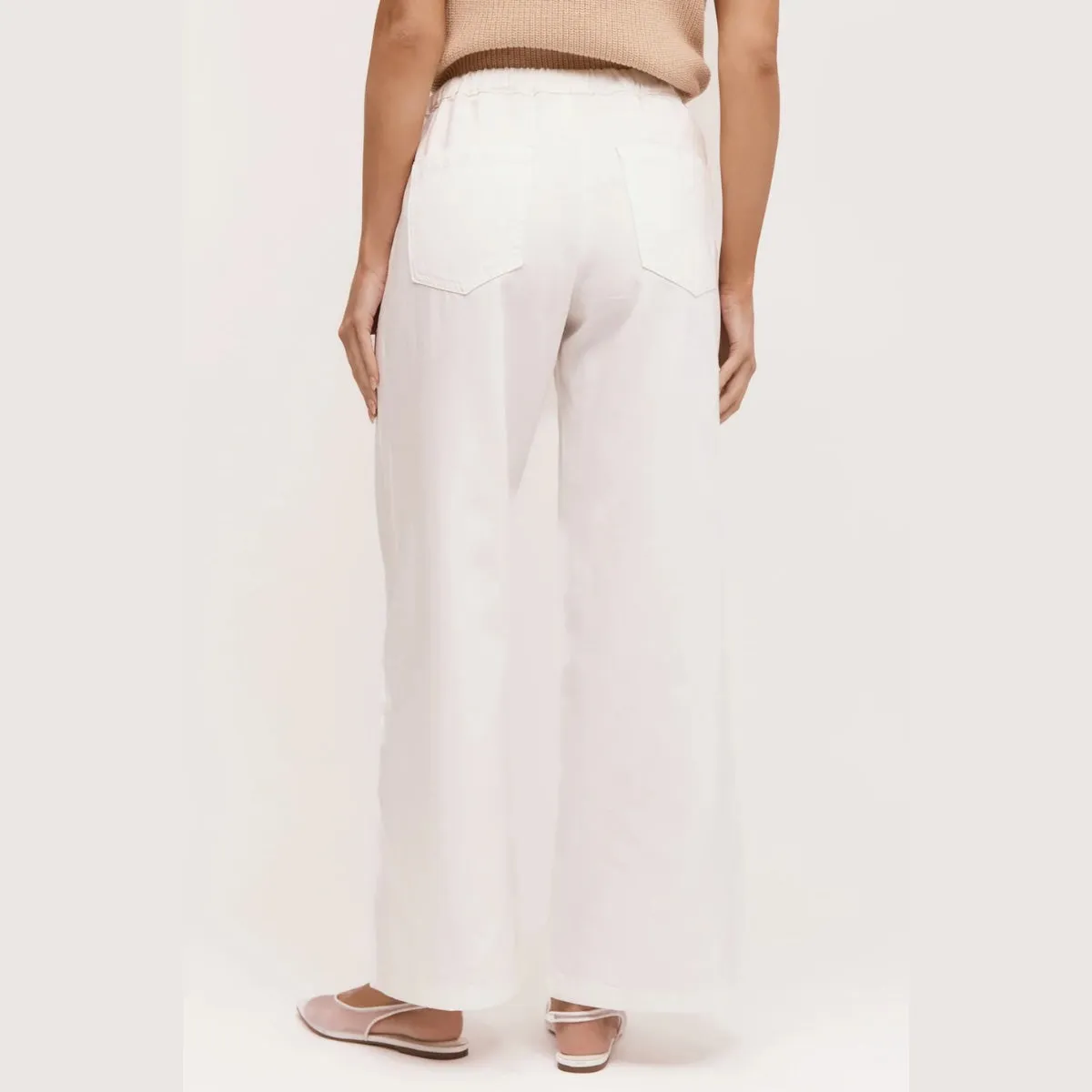 Romy Denim Pants (White)