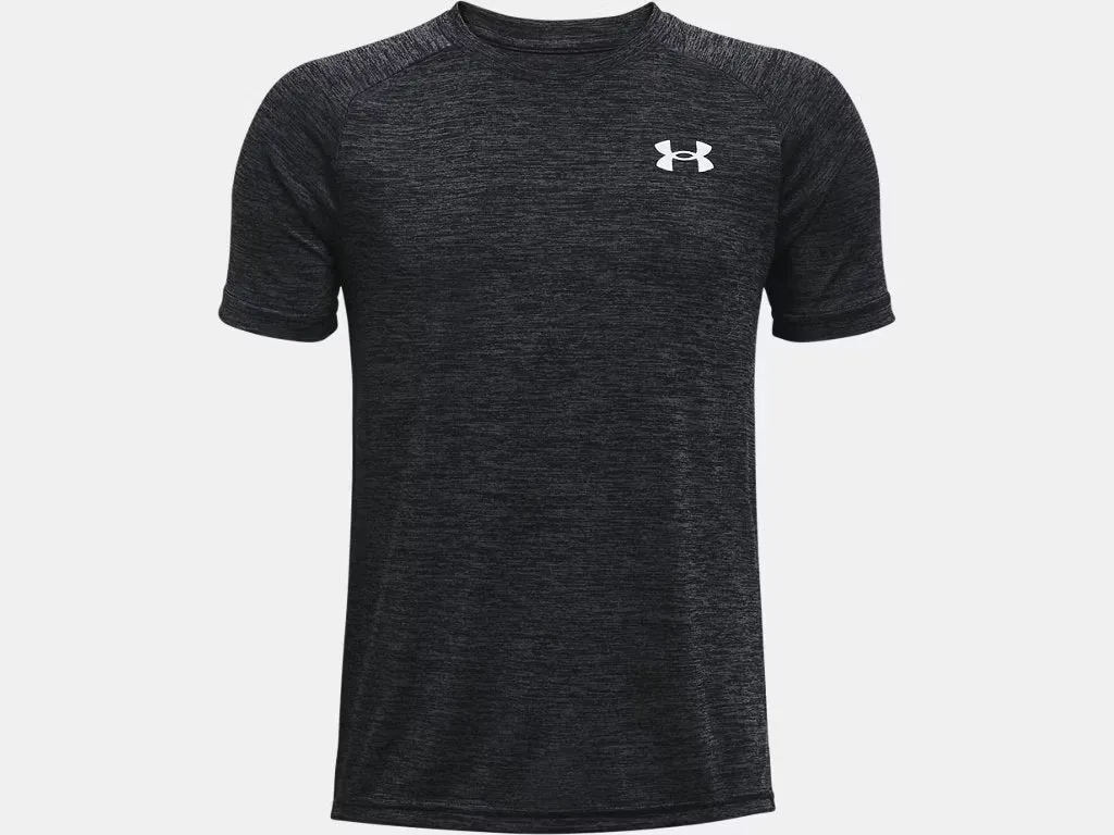 Under Armour Boys Black Tech 2.0 SS Tshirt