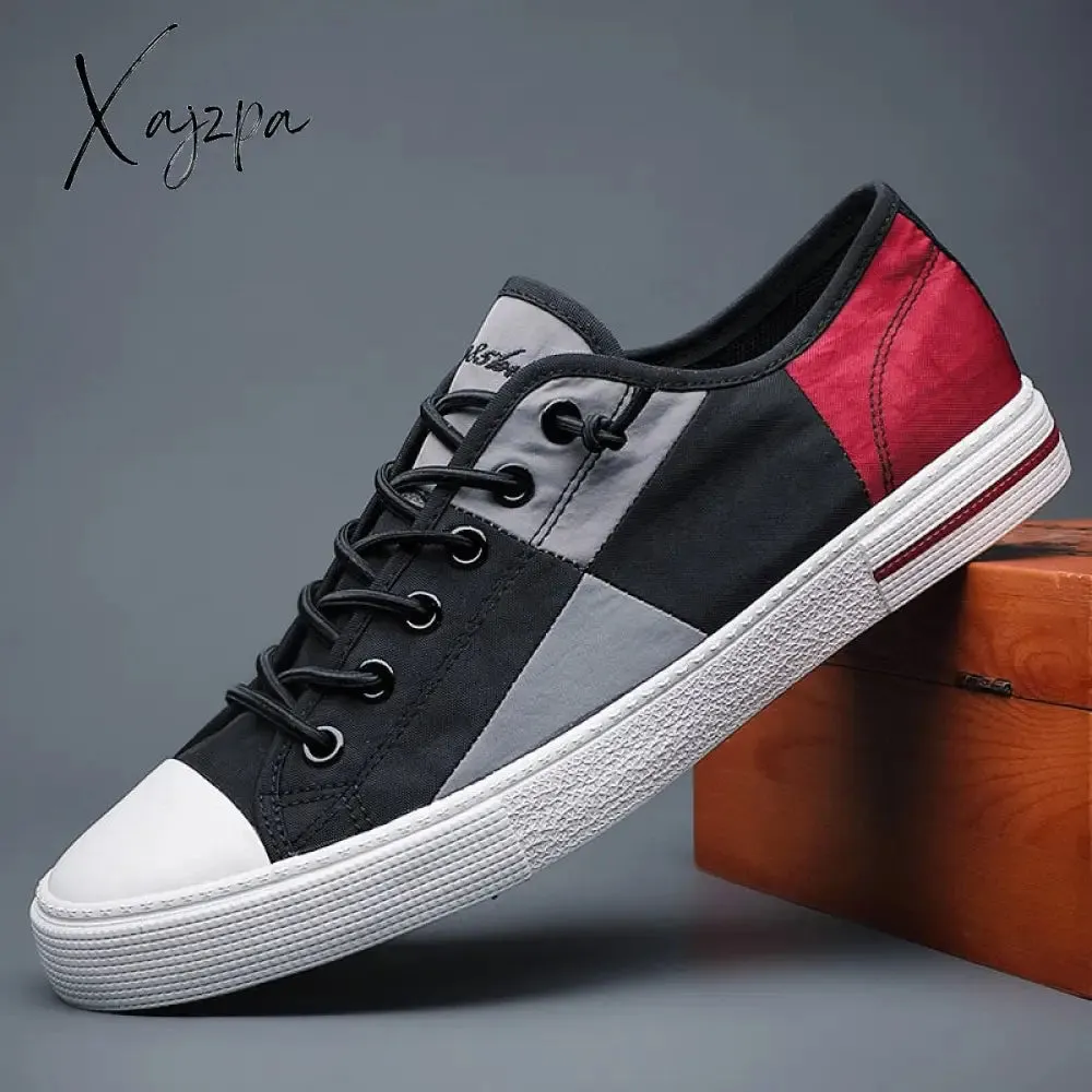 Xajzpa - Men Casual Shoes Mens Canvas Shoes for Men Shoes Men Fashion Flats Brand Fashion Men's Driving Shoes Men Sneakers